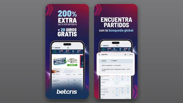 Captura oficial de la app de Betcris en la App Store de México