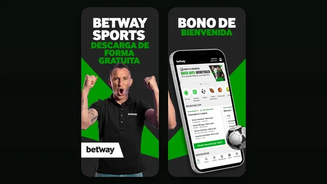 Captura oficial de la app de Betway en la App Store de Costa Rica