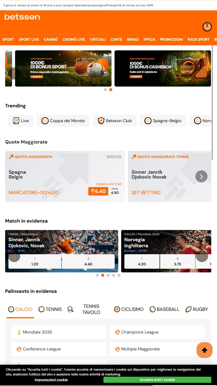 Captura 2 de Betsson