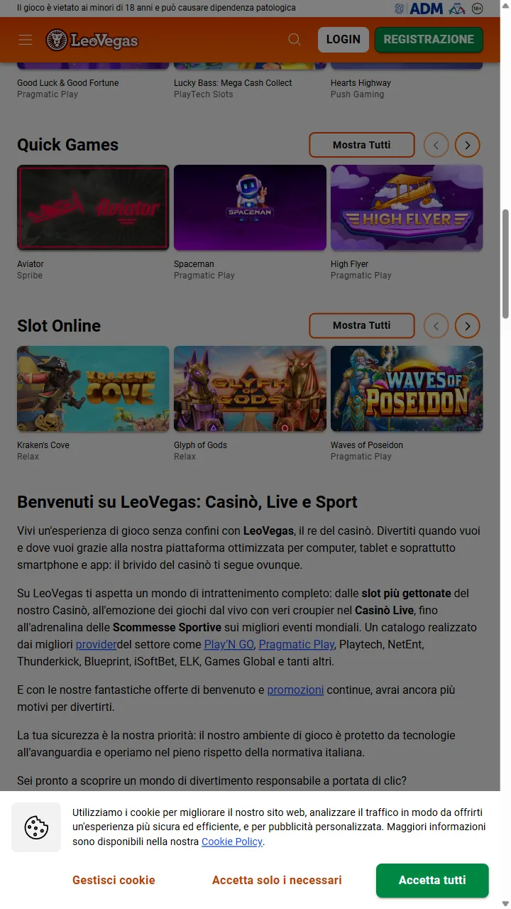 Captura 3 de LeoVegas